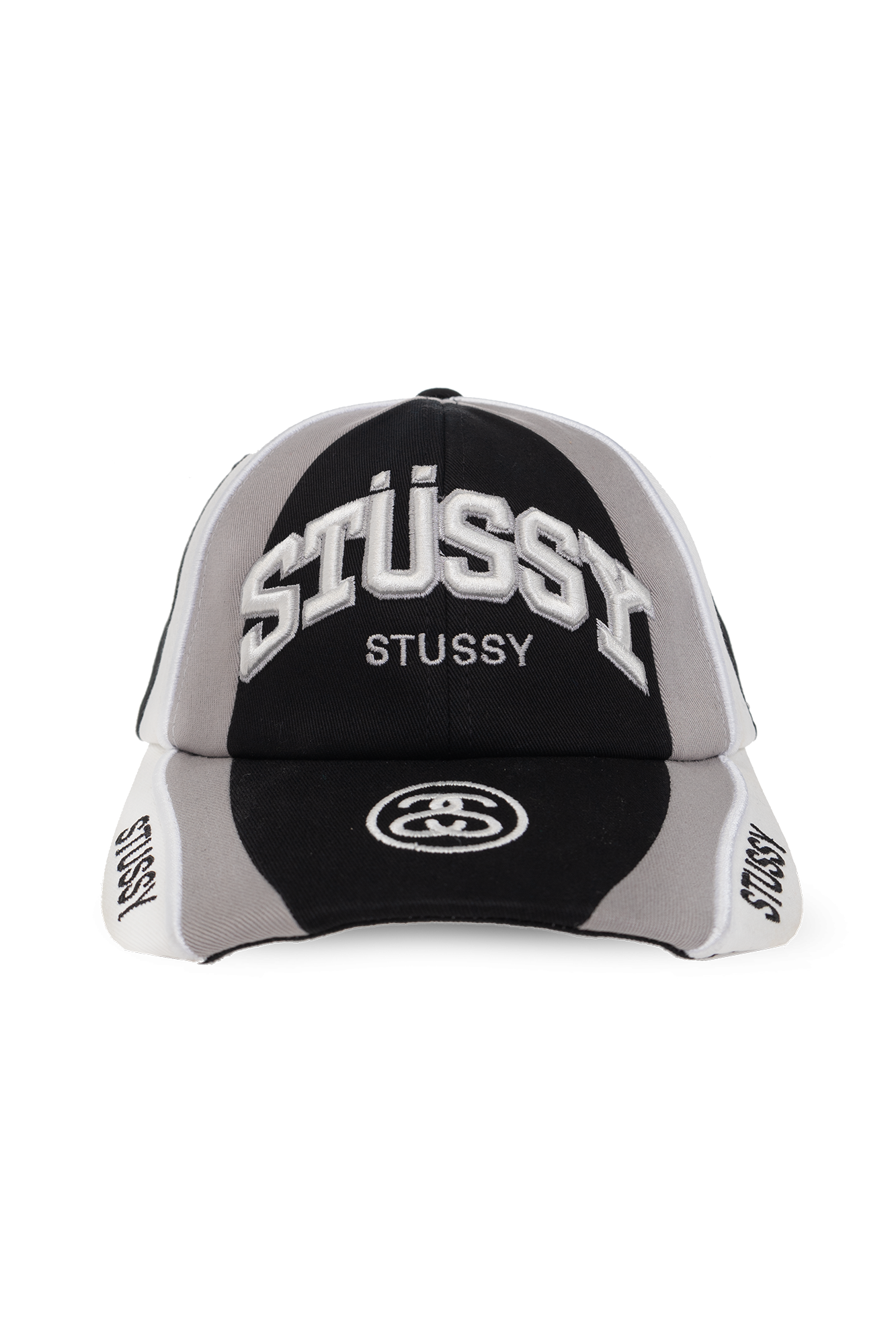 Black and discount white stussy hat